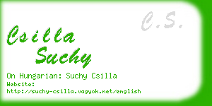 csilla suchy business card